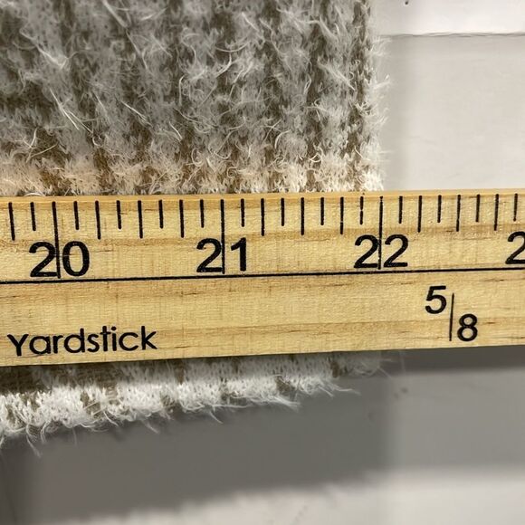 Calvin Klein Women Knit Cardigan Coat Long Sleeve Open Front Houndstooth plaid L - Picture 13 of 13